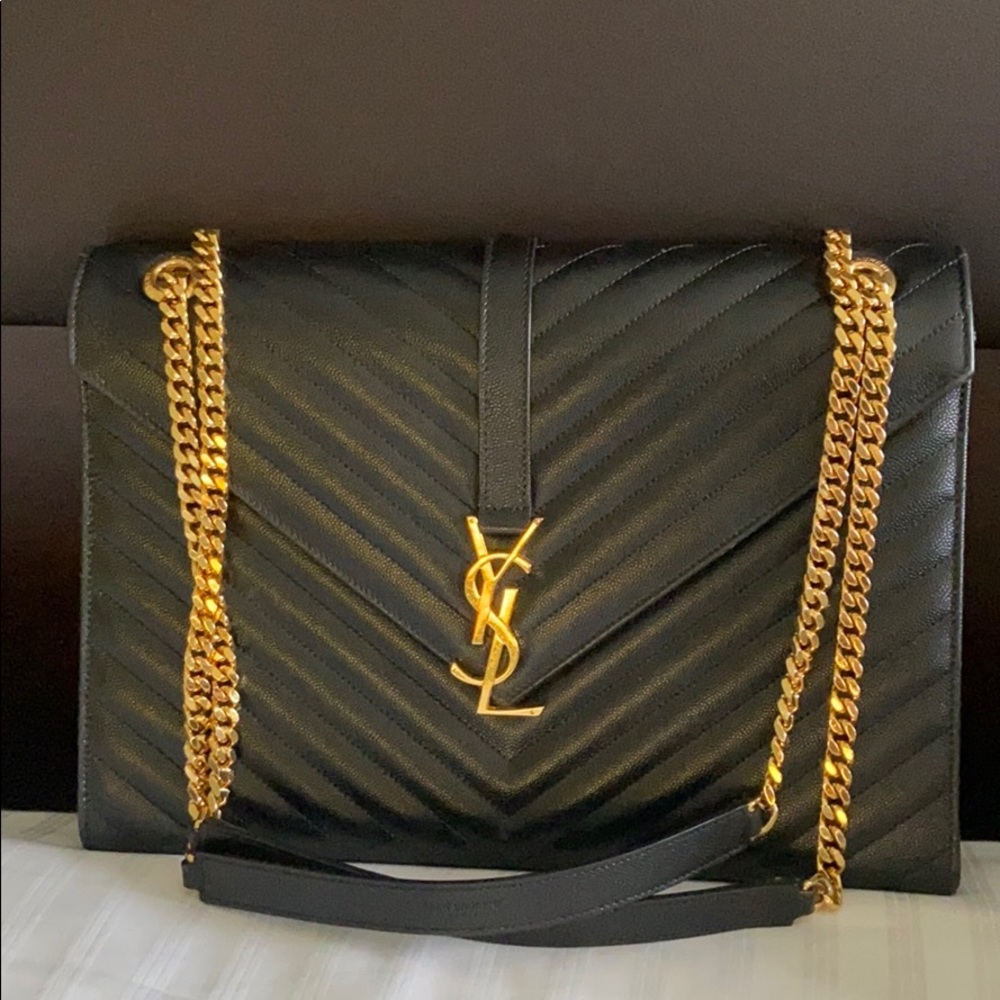 YSL Saint Laurent Monogram Matelasse Shoulder Bag